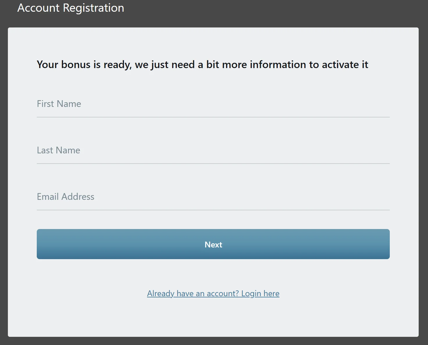 Registration